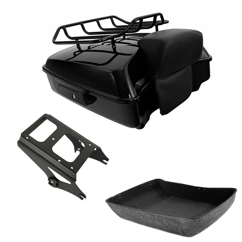 Trunk Pad Mount Rack for Harley Touring Road Glide (2009–2013)