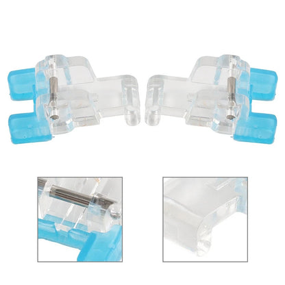 2PCS Sew-On Button Foot for Singer, Brother, Babylock, New Home (Low Shank)