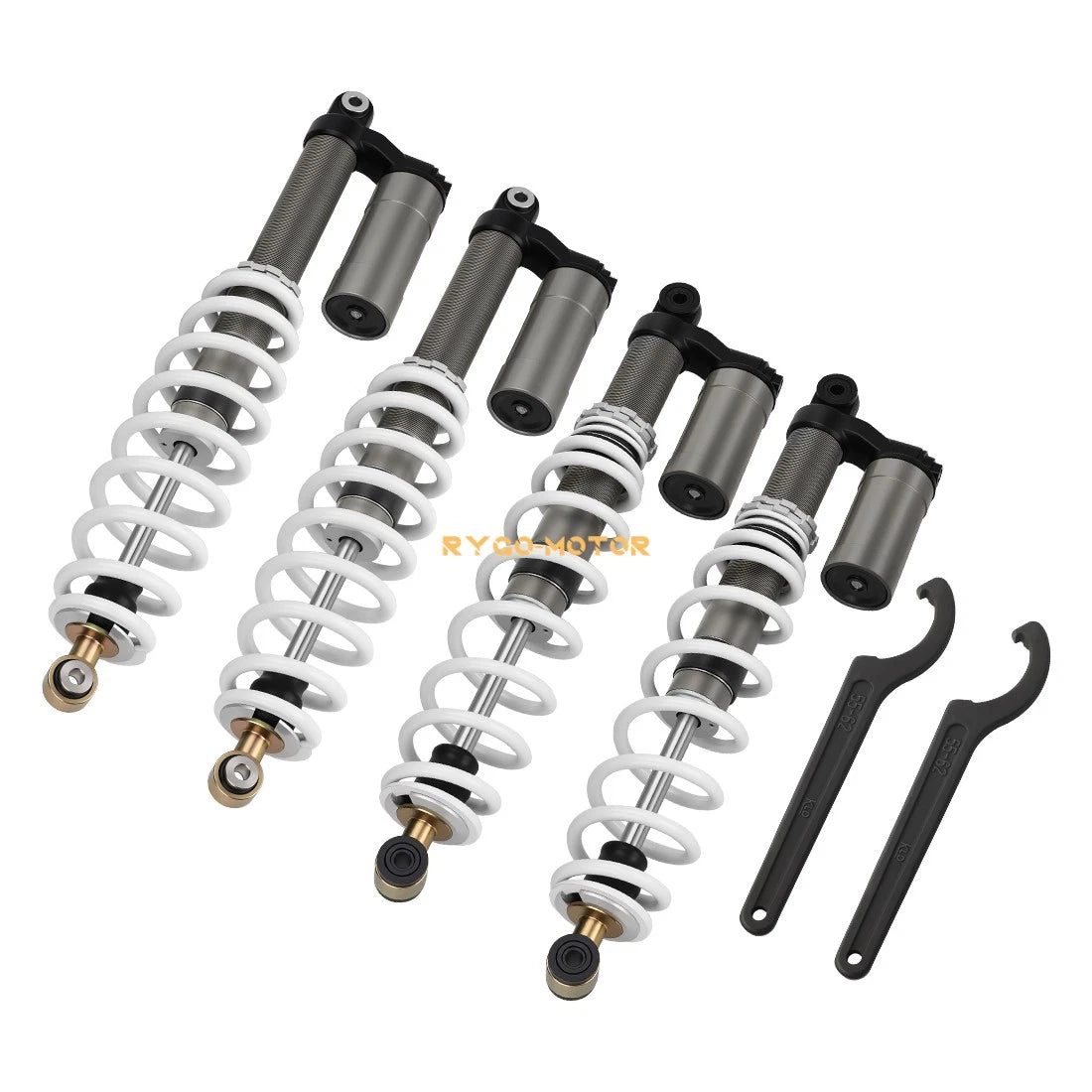 Front Rear Air Shock Absorbers & Tool for Polaris RZR S 800 EFI (2009–2012) 7043422