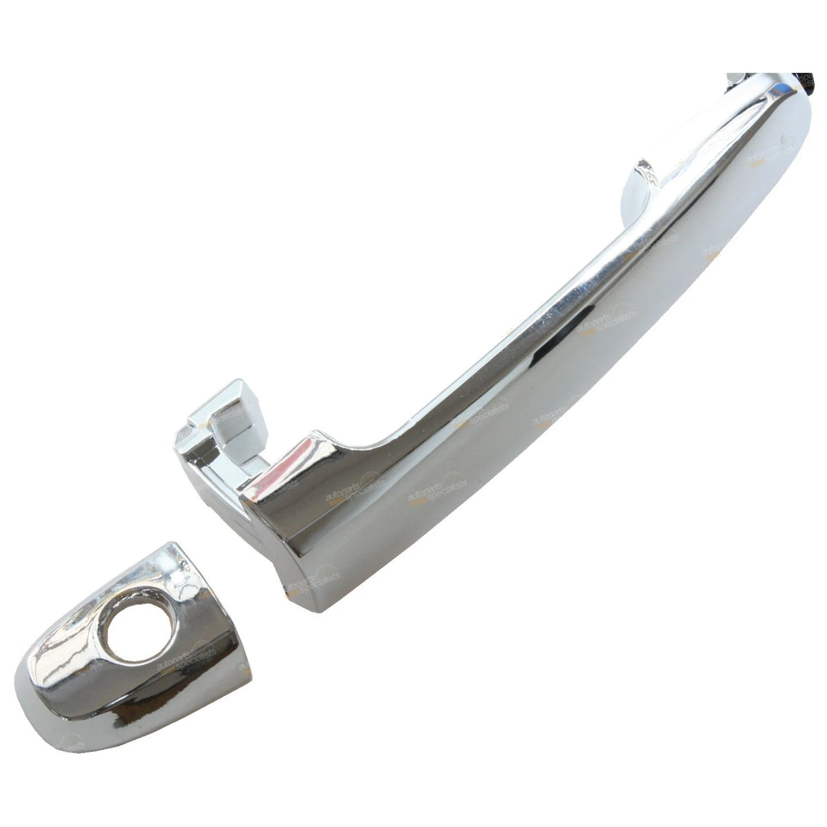 Chrome Front Door Handles LH+RH for Toyota Hilux (2005–2015)