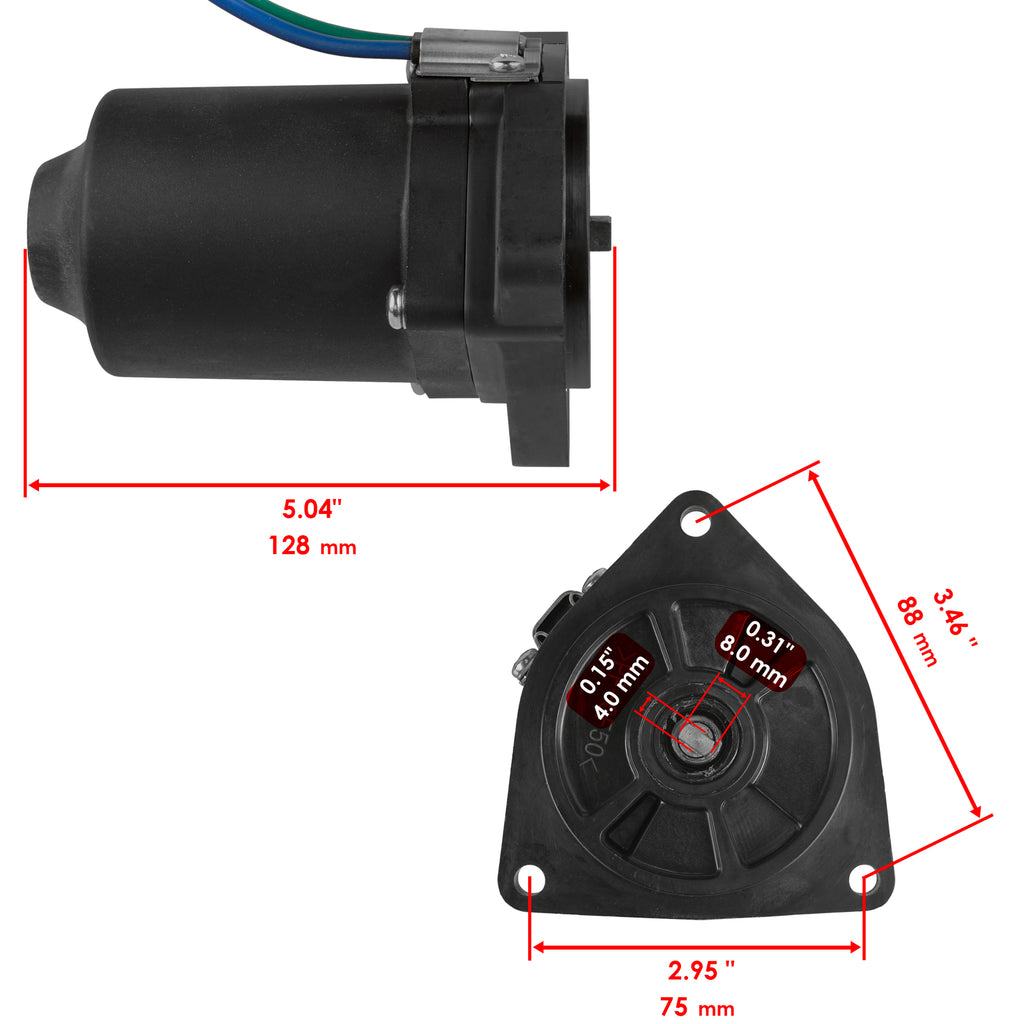 Power Tilt Trim Motor Replacement for Yamaha (63P-43880-21-00) (2000–2008)