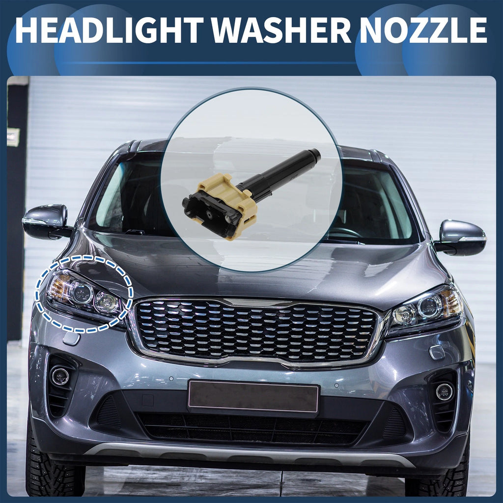 Front Passenger Side Headlight Washer Nozzle for Mazda 3 (2014–2016) No.BHT45182X