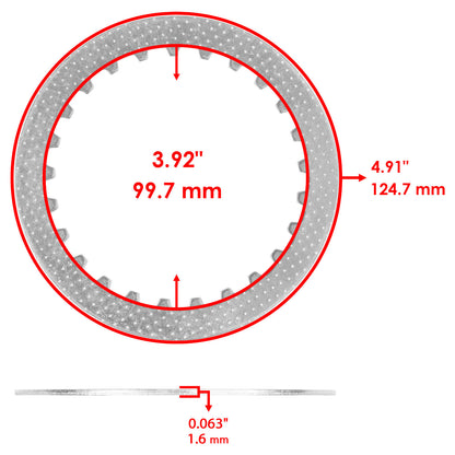 Clutch Friction and Steel Plates Replacement for Suzuki TL1000S (1997–2001)