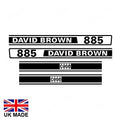 Decal Set for David Brown 885 Tractors (N/A)