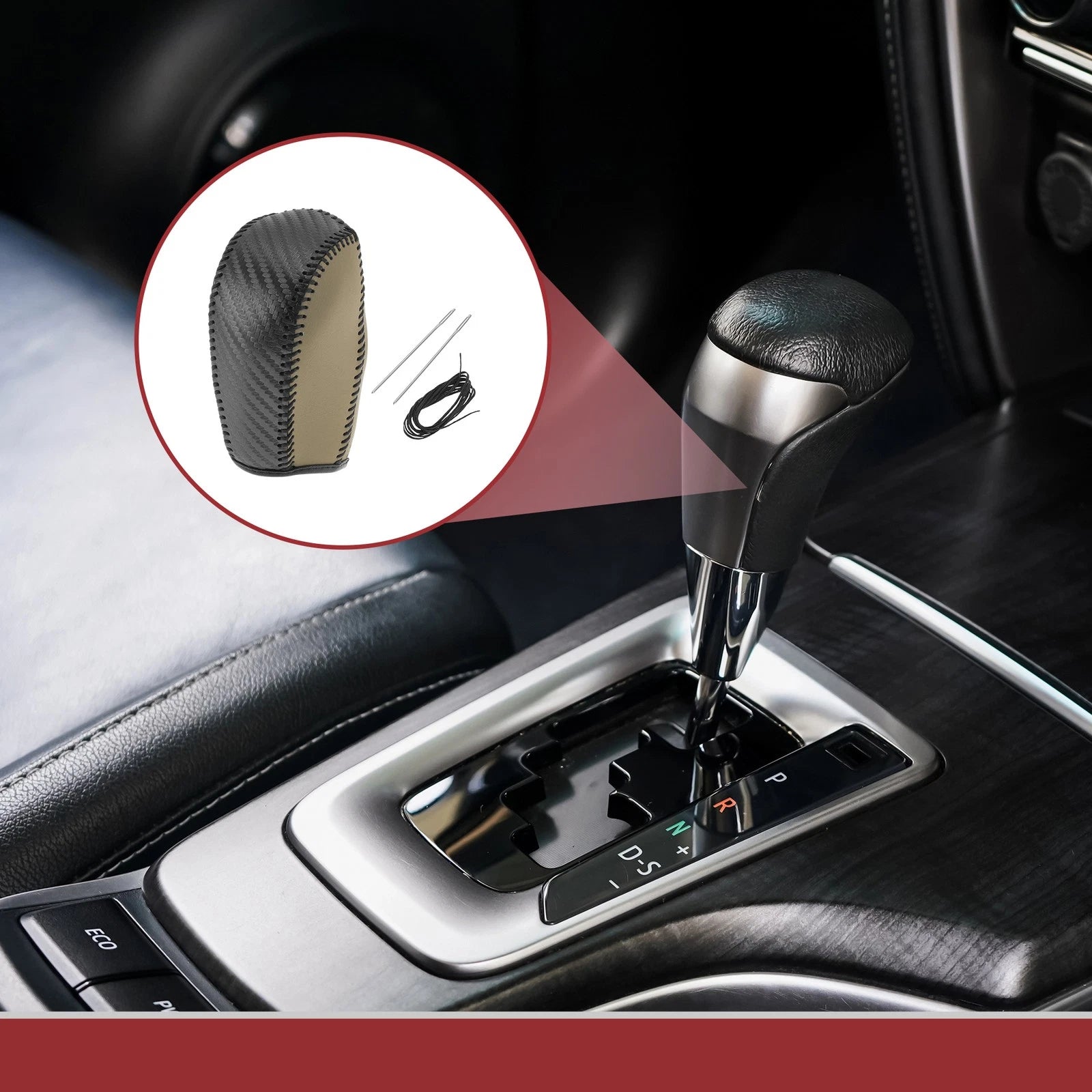 Gear Shift Knob Cover Replacement for Subaru Forester (2009–2013)
