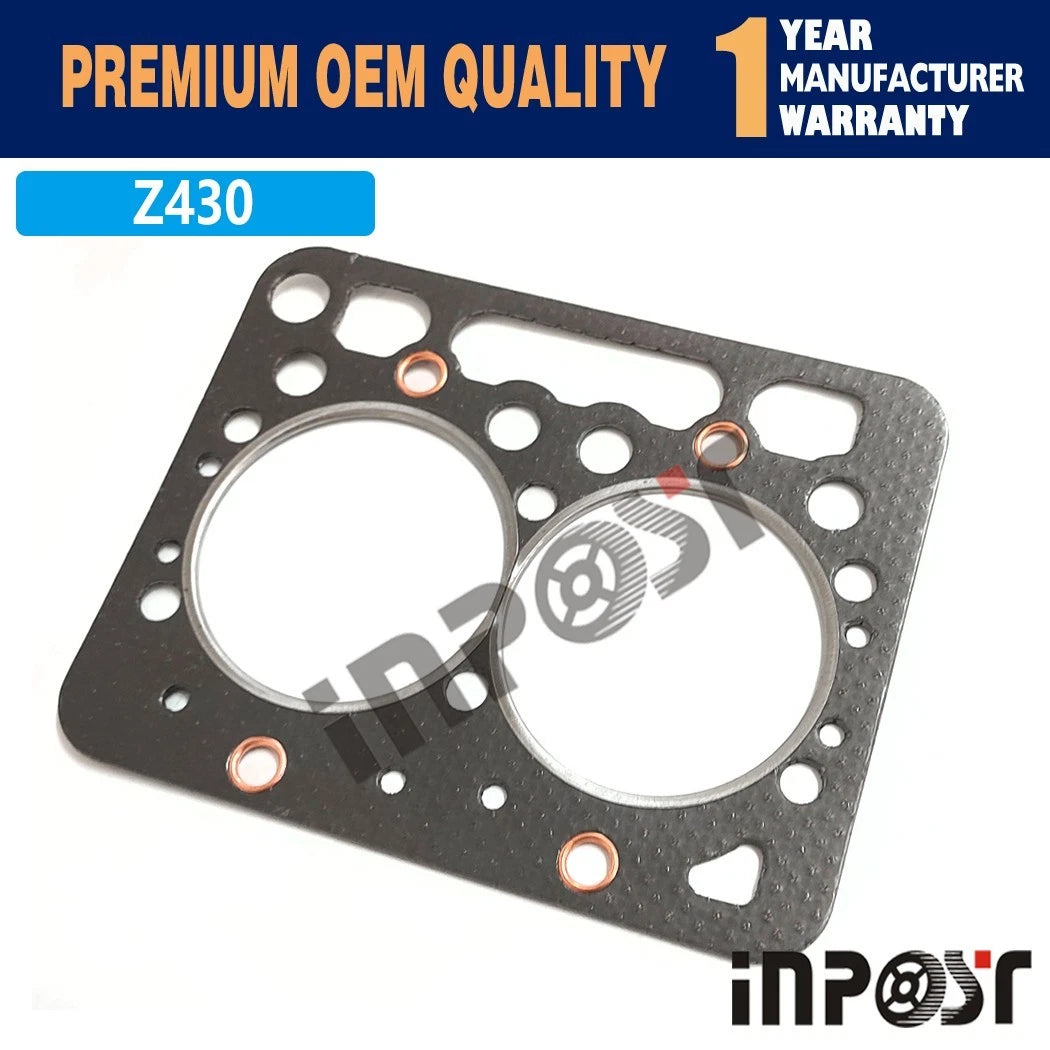 Cylinder Head Gasket for Kubota Z430 Engine (Graphite)