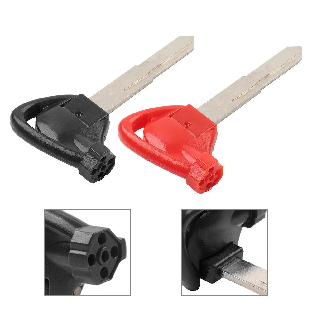 2X Right Ignition Key Blank Shell Uncut Blade for Yamaha Motorbike Scooter