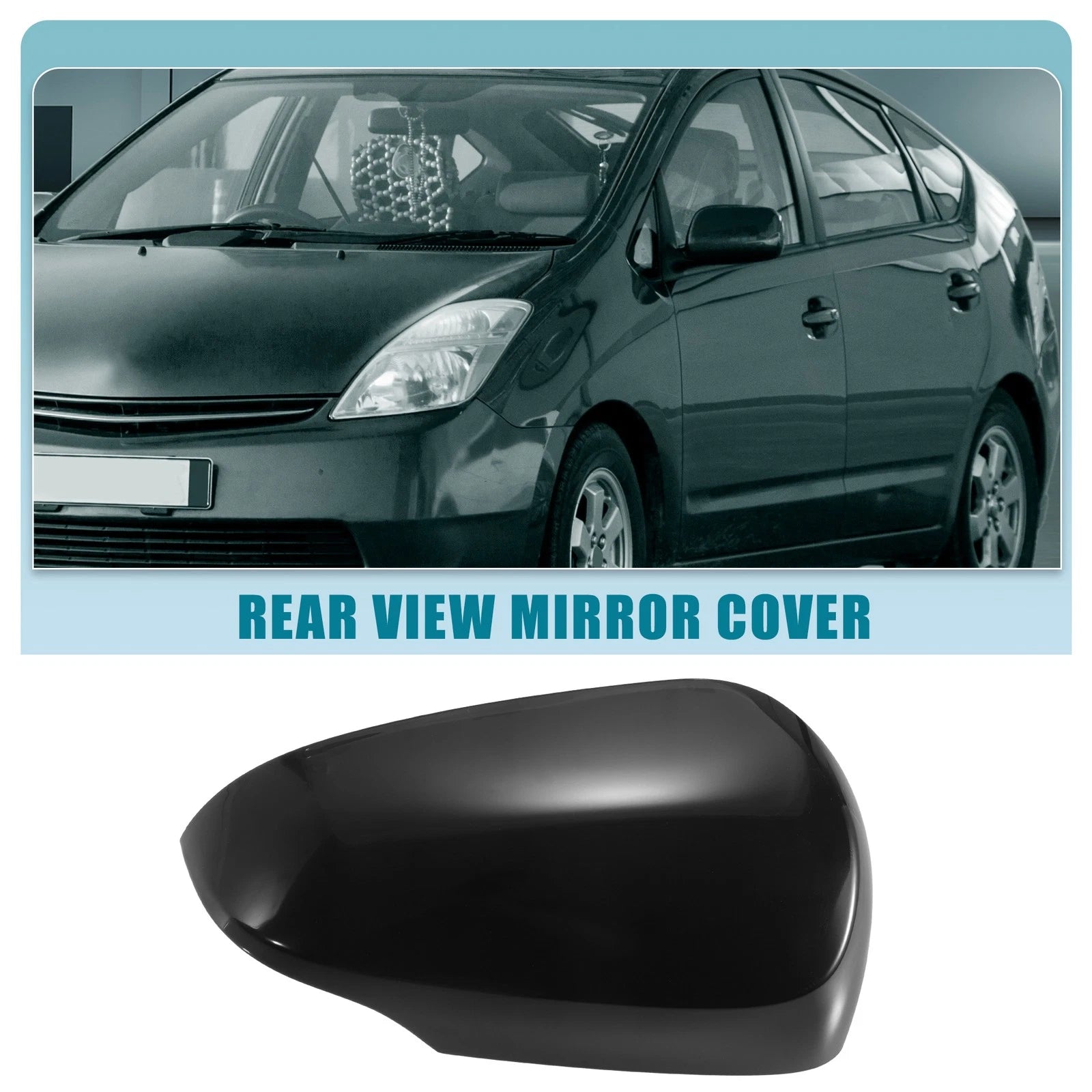 Right Rearview Mirror Cover Cap Replacement for Toyota Prius C (2012–2019)