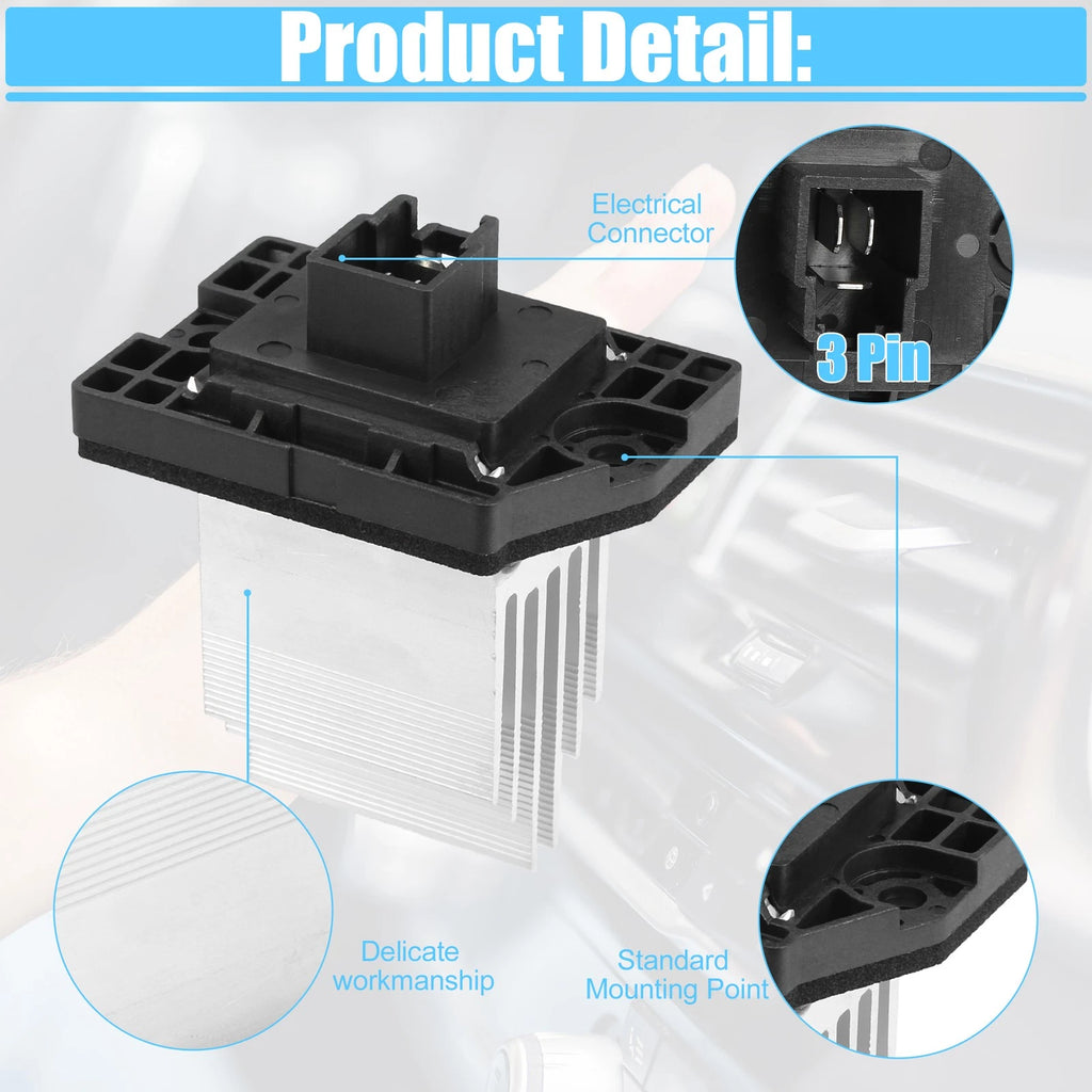 HVAC Heater Blower Motor Resistor for Hyundai Elantra (2007–2012)