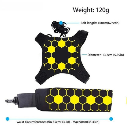 Soccer Dribbling Belt with Elastic Rebound Band for Skill Enhancement