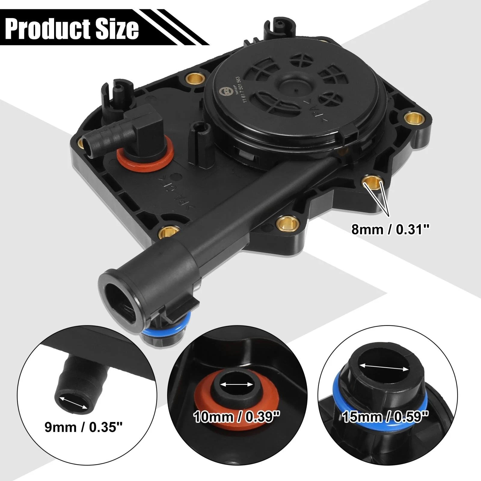 Crankcase Vent Valve Replacement for BMW 740i 530i 540i (1996–2003)