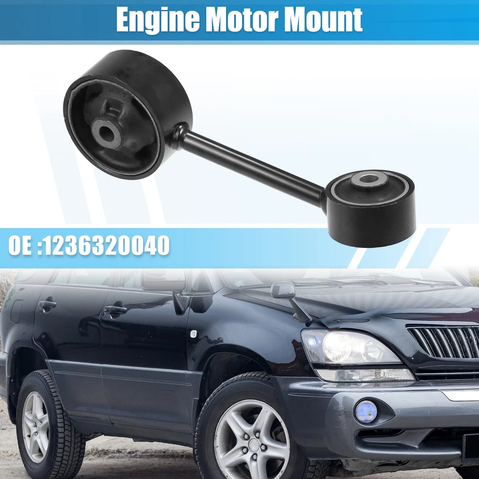 Front Car Engine Motor Mount OEM Replacement for Lexus RX 300 (1999–2003)