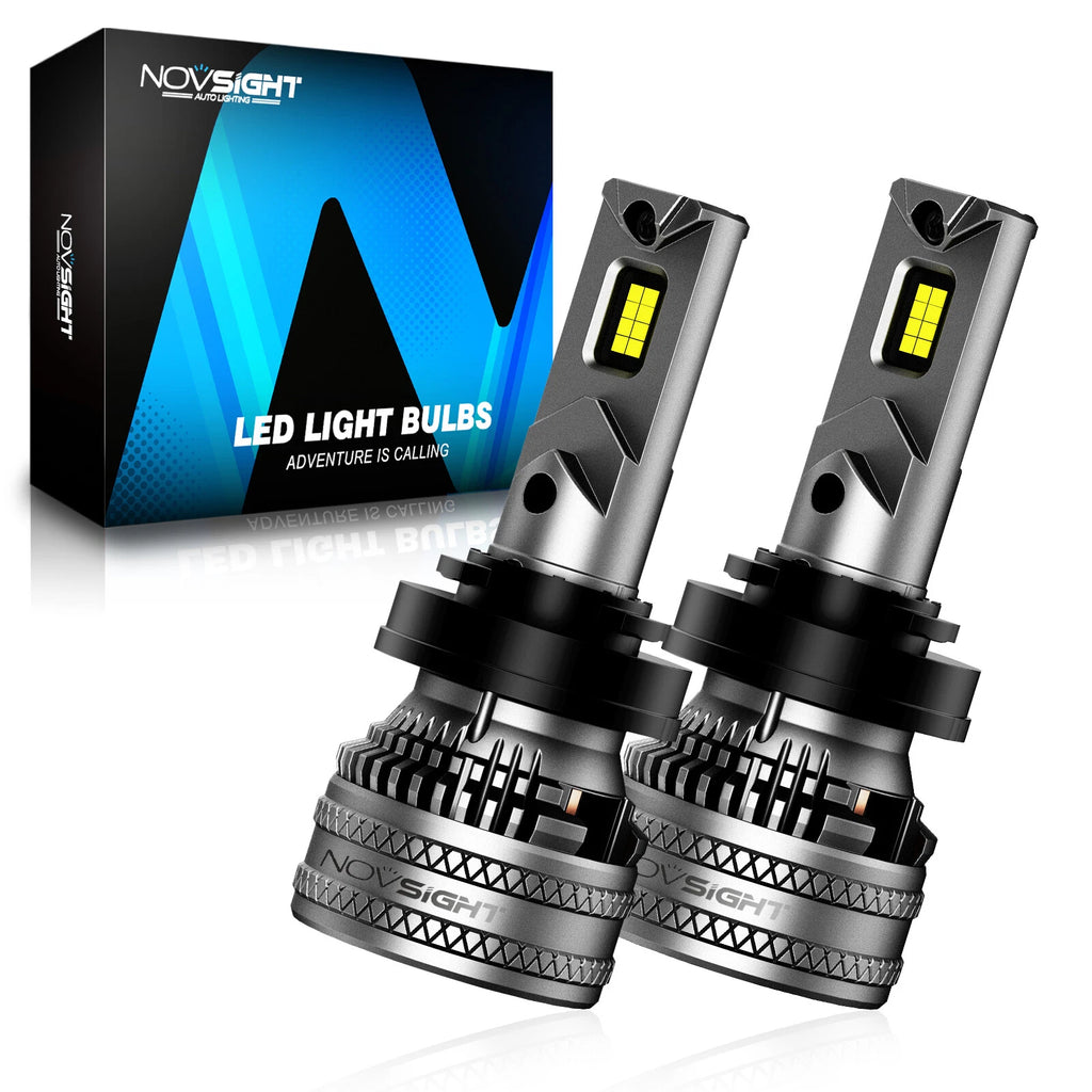 2X H11 LED Headlight Bulbs Kit for High/Low Beam (6500K, 60000LM)