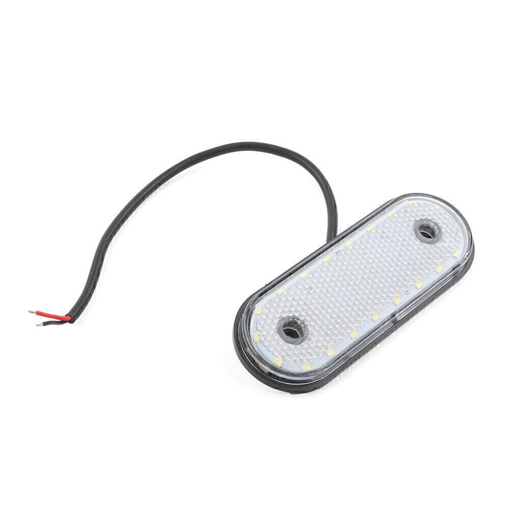 LED Oval Side Marker Indicator Light for Trailer Truck Van