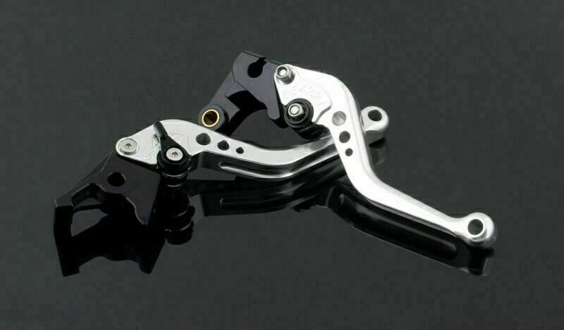 Short Brake Clutch Levers for BMW K1600 K1200 K1300 R1200 R/S/GS (2010–2023) Silver T9
