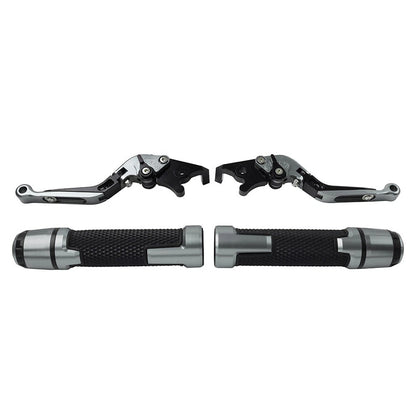 Titan Extendable Brake Clutch Levers Handlebar Grips Sets For Honda CBR600RR