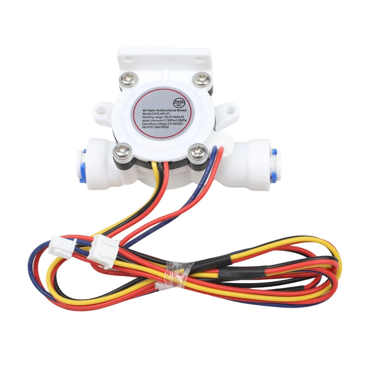 Quick Connect 2mm PE Flow Sensor for For water Dispenser and Liquid Control