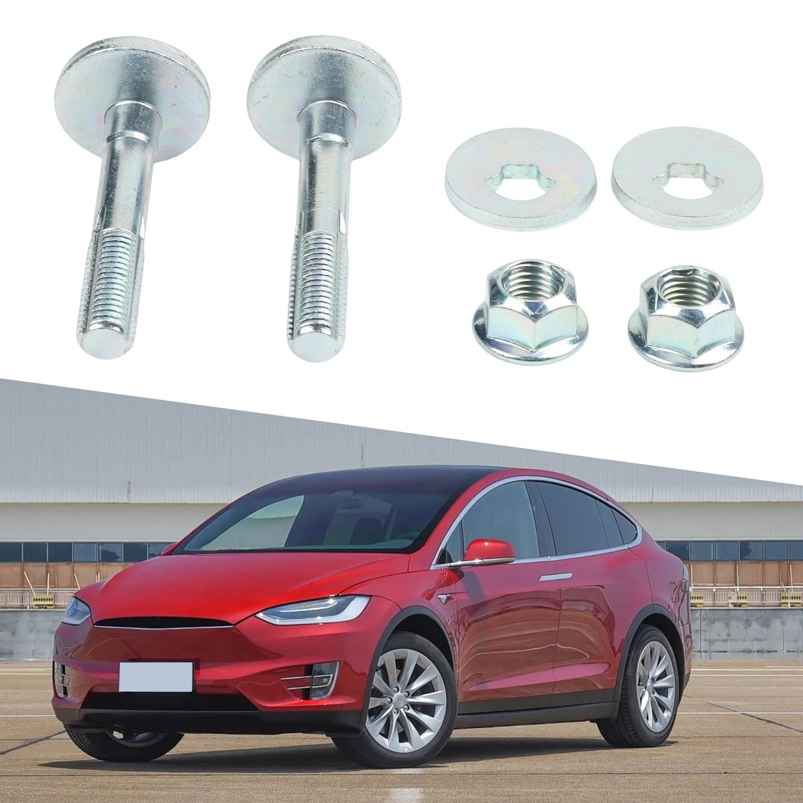Toe Link Arm Nut Washer for Tesla For Model S For Model X 2 Control Arm Bolts
