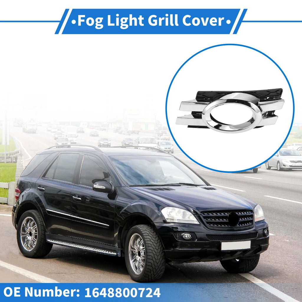 Front Left Fog Light Grill Replacement for Mercedes-Benz W164 (2005–2011)