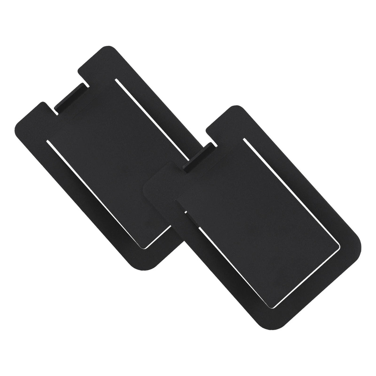 2X Metal Speaker Stands for Secure Placement (Black)