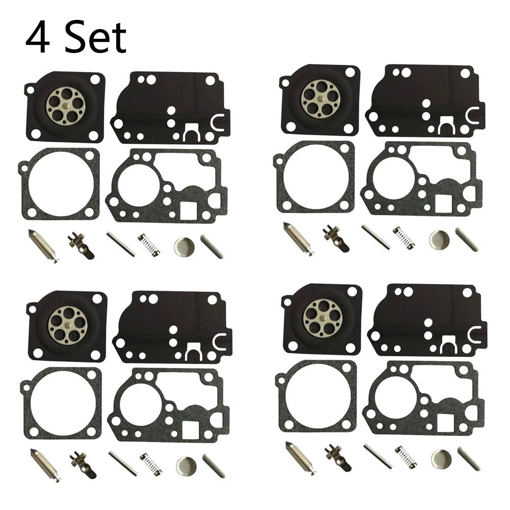 Set of 4 Carburetor Repair Kits for Homelite C1U-W32 C1U-W32A, Zama RB-142