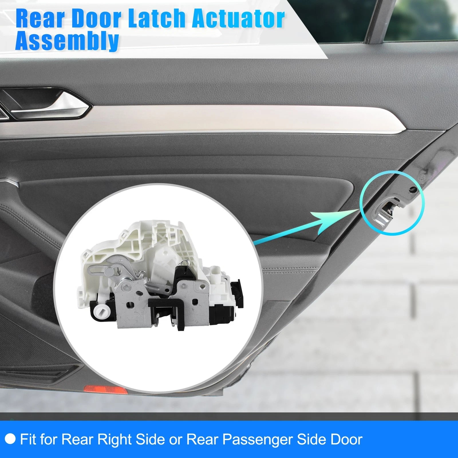 Rear Right Power Door Lock Actuator Replacement for Dodge Durango (2011–2023)
