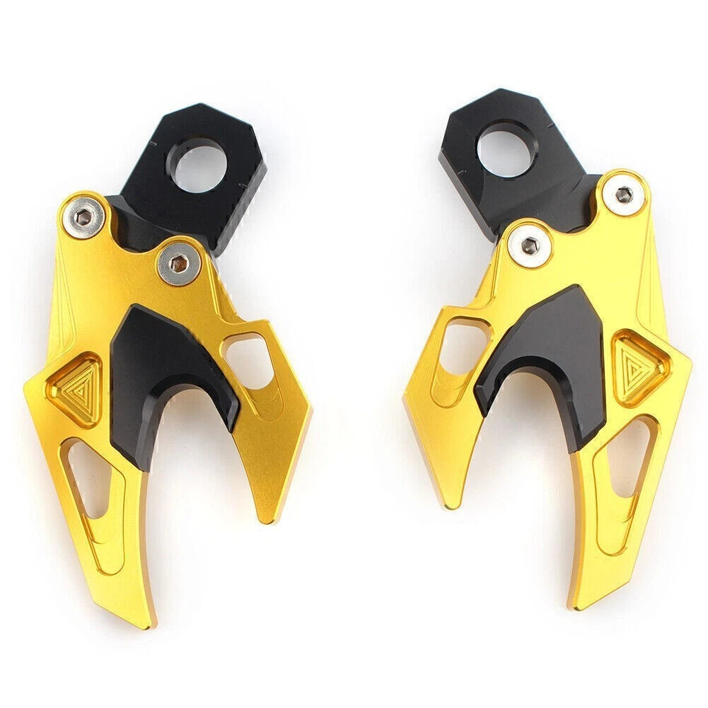 Pair CNC Rear Fork Chain Adjuster for Honda CB650F (2014–2018) Gold