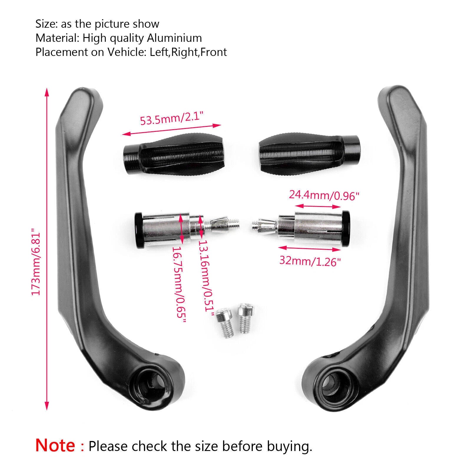 22mm Brake Clutch Lever Protector for Honda CBR, KTM 690, BMW R1200GS (2004–2023)
