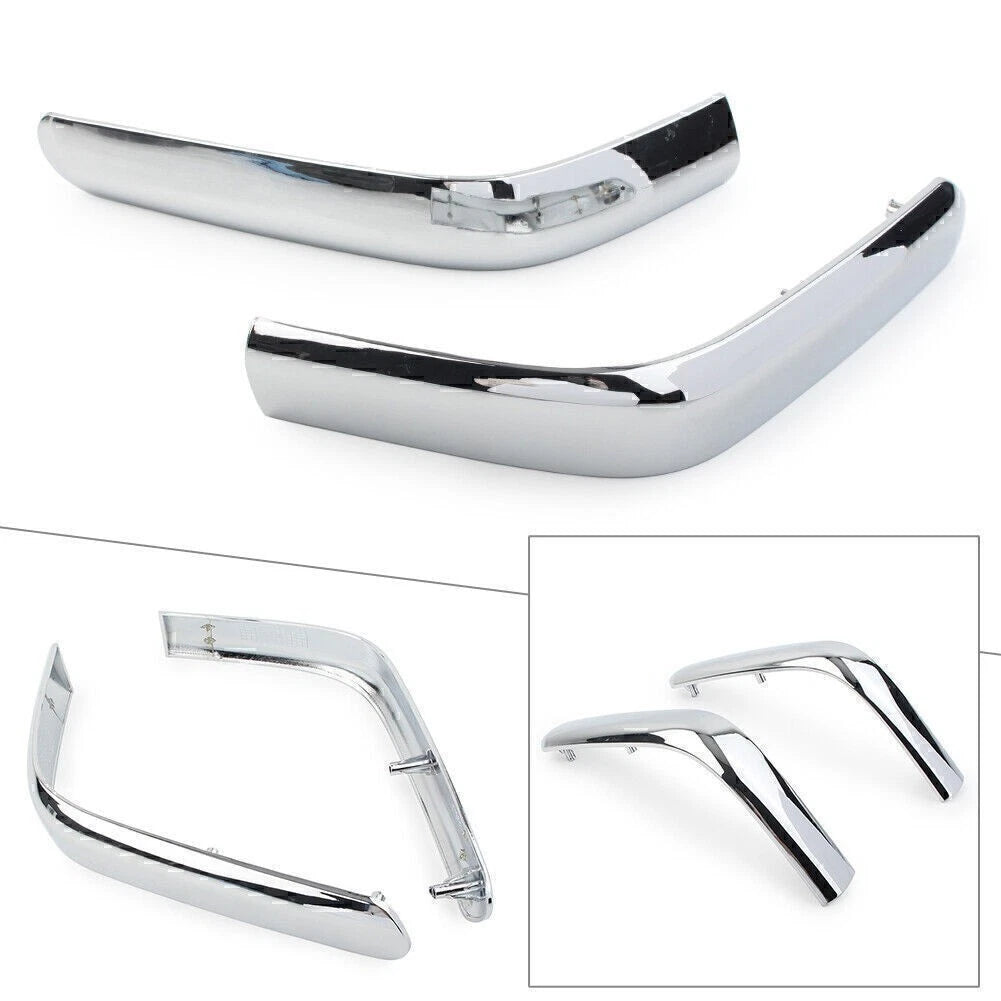 Chrome Saddlebag Panel Decoration Strips for Honda GoldWing GL1800 (2001–2011)