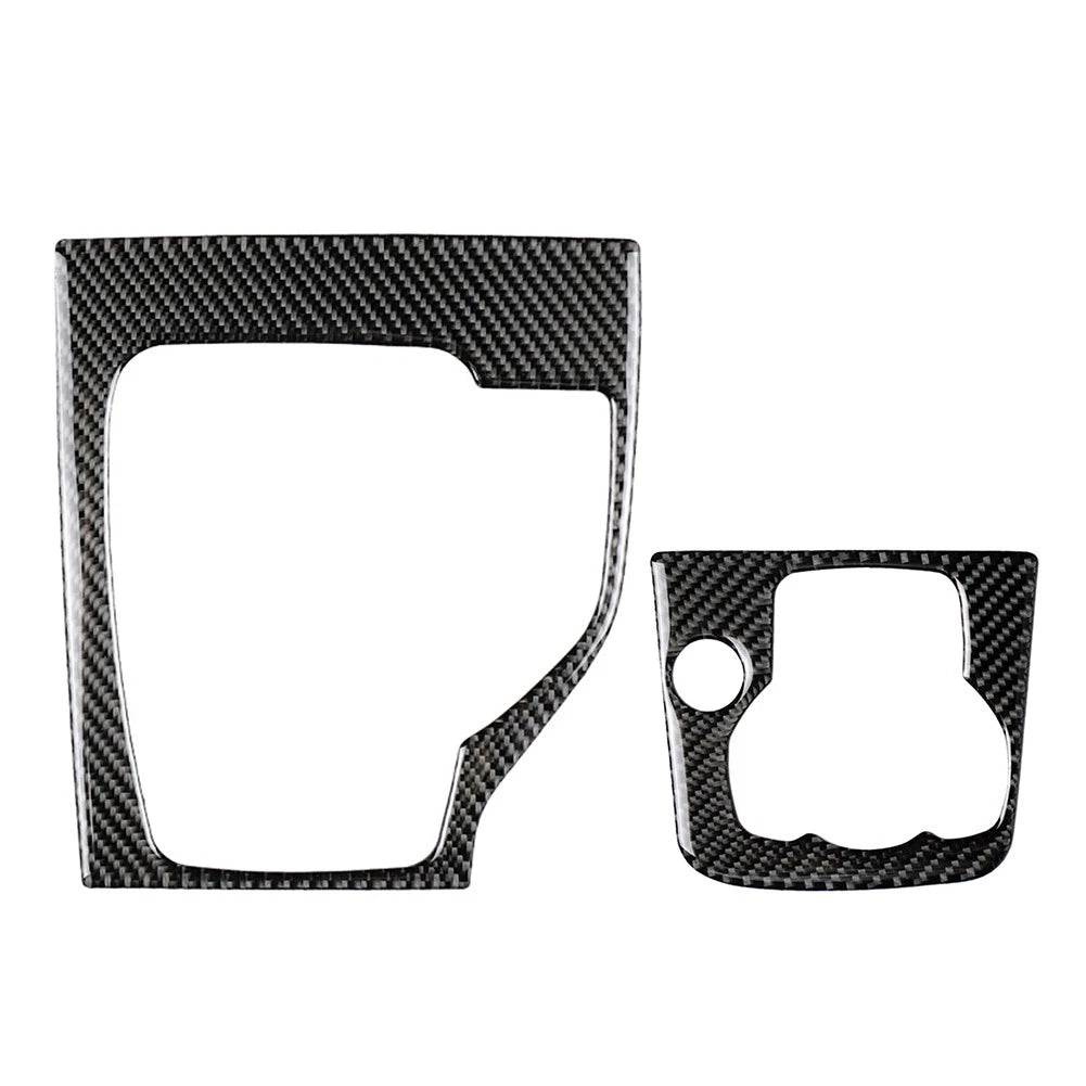 Carbon Fiber Gear Shift Panel Trim for Mazda 3 Axela (2013–2018)