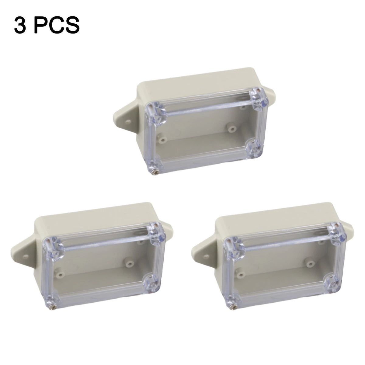 Waterproof Electrical Junction Box with Clear Lid for Safe Cable Connections