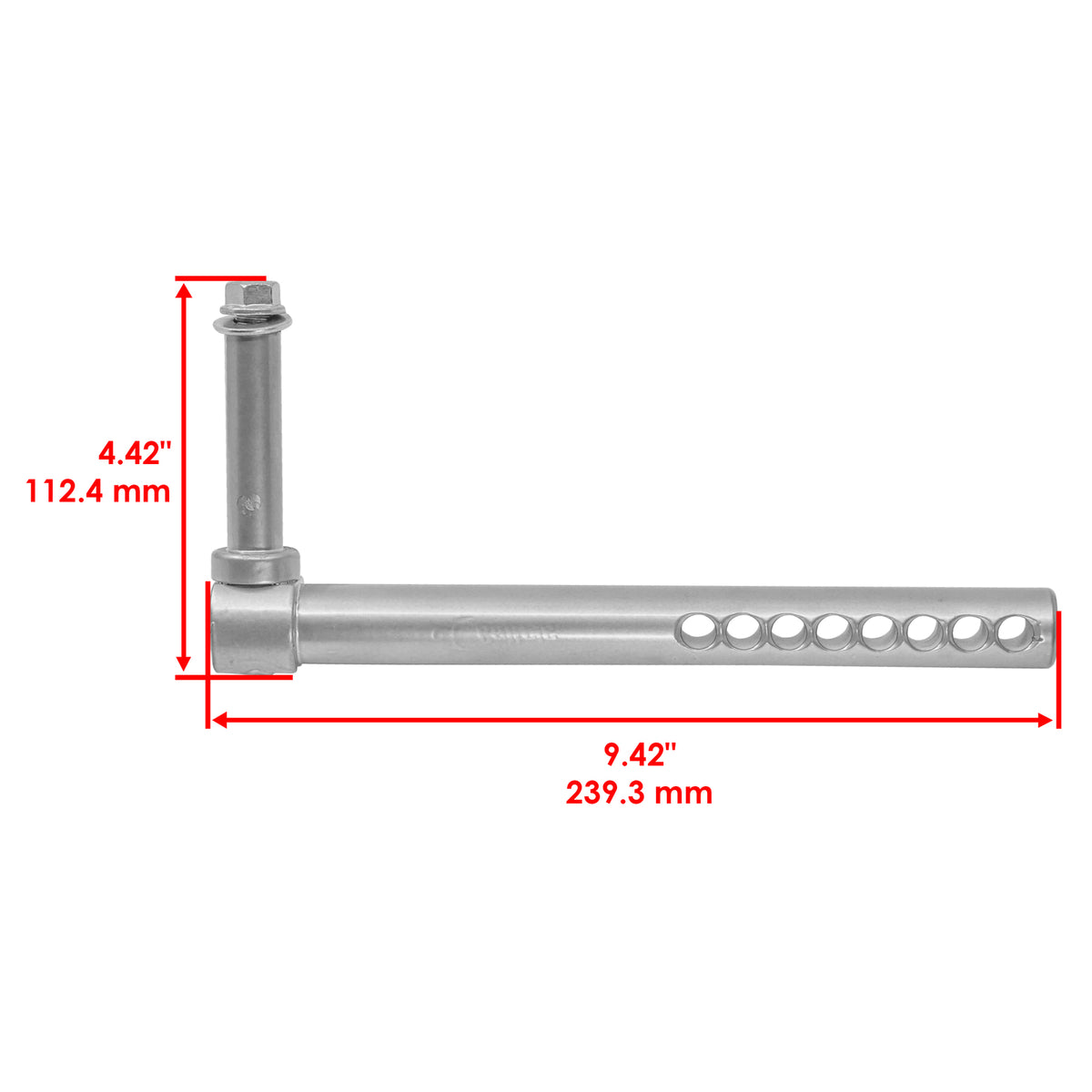 Mower Deck Gauge Wheels and Arms Kit for John Deere 2210 4010 4110 (–)