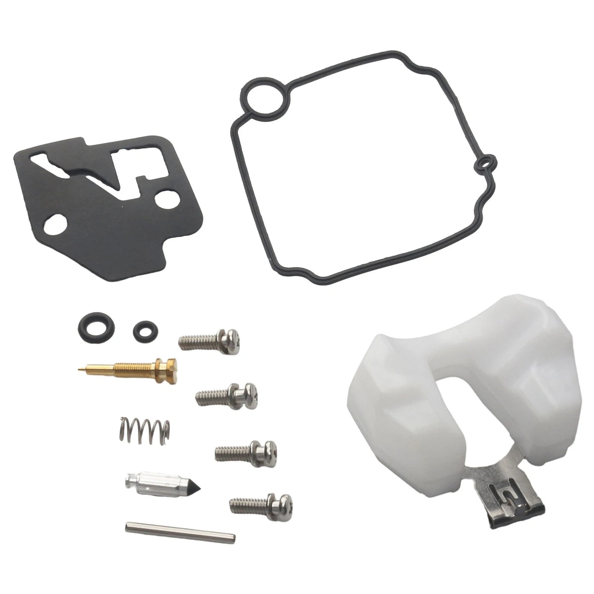 Carburetor Kit with Float for Mercury Mariner 4 Stroke 8 9.9 13.5 15 HP Outboard