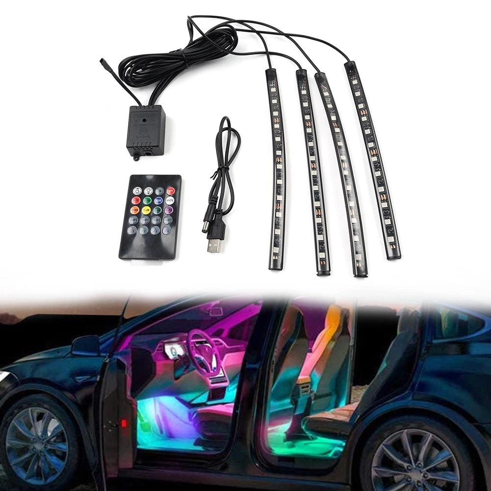 RGB Romote Control Floor Atmosphere Light Decorative Foot Lamp light LED