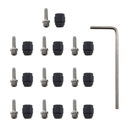 21pcs Set of Outdoor Sport Hose Fitting Kit Insert 11.83.92.3mm Red Silver