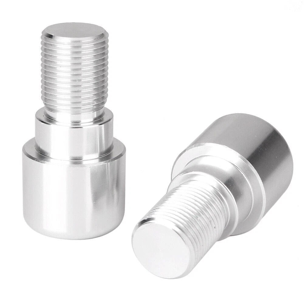 18mm Handle Bar End Grips Plug for Yamaha YZF R6 (1999–2005), YZF R6S (2006–2012) Silver