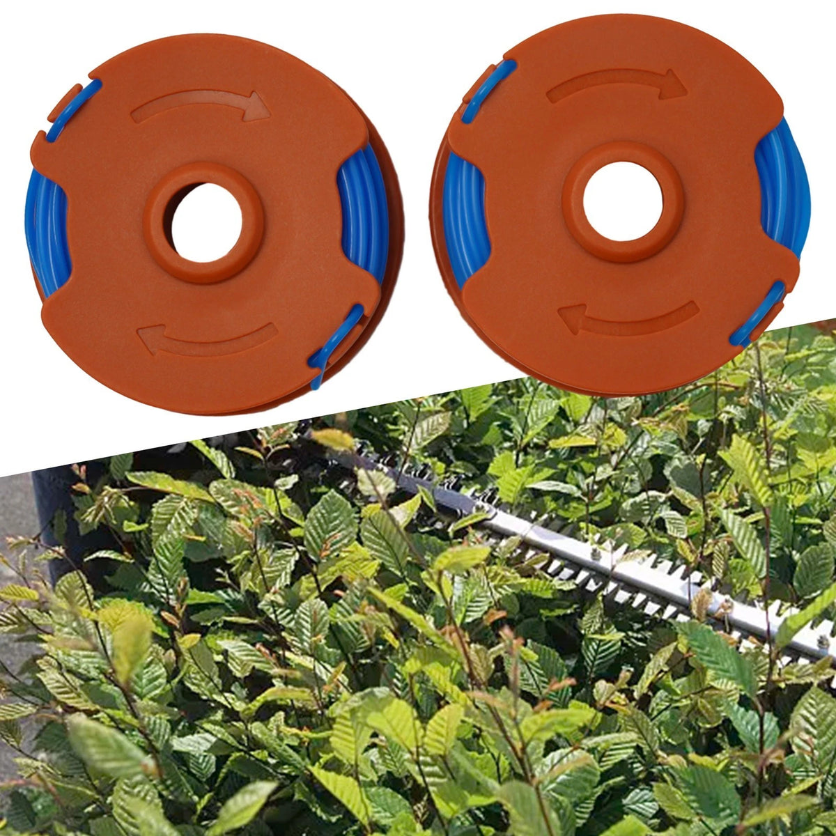 Set of 2 Line Spools for Lawn Mower MGT35025