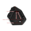Kickstand Side Stand Extension Plate for Benelli Leoncino 500 (2017–2023)