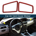 Air Vent Cover Sticker 1 Pair for BMW 3 Series E90 E92 E93 (2005–2012)