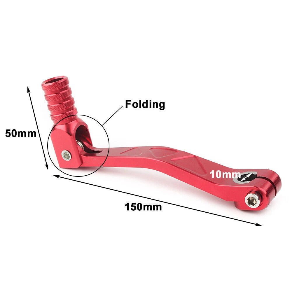 10 mm Folding Shifter Shift Lever for Honda XR CRF 50 70 100 125 (2000–2023)