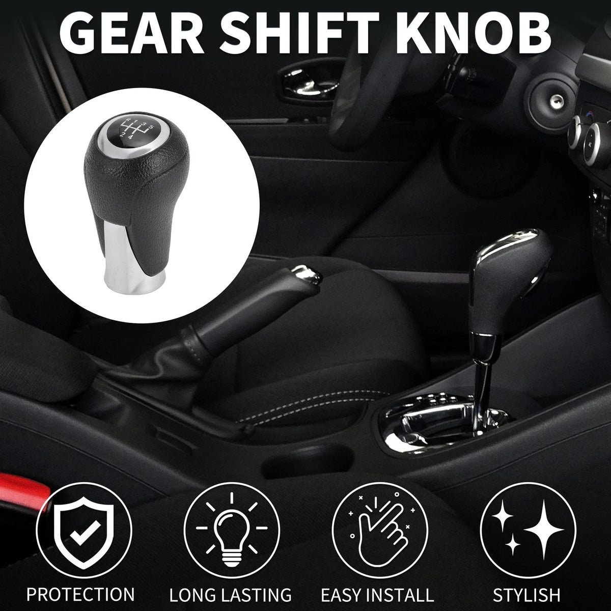 5 Speed Manual Gear Shifter Knob for Mazda 3, CX-5 (2013–2016)