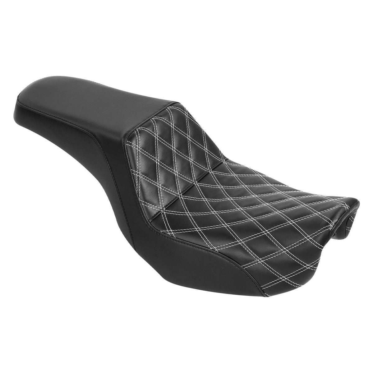 Driver Passenger Seat for Harley Dyna Fat Bob Street Bob (2006–2017) Black