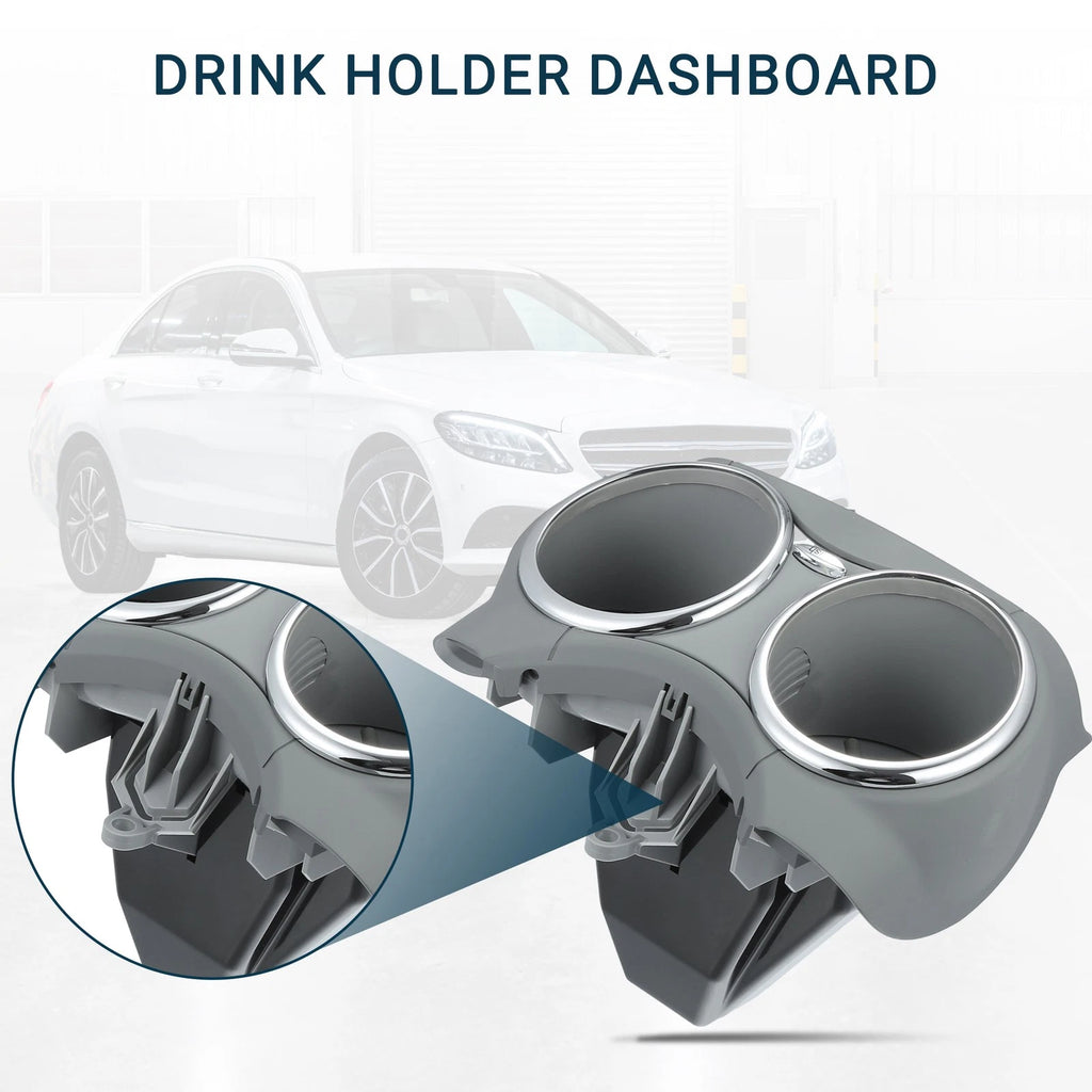 Cup Holder Replacement for Mercedes-Benz CLS500 (2005–2011) Gray