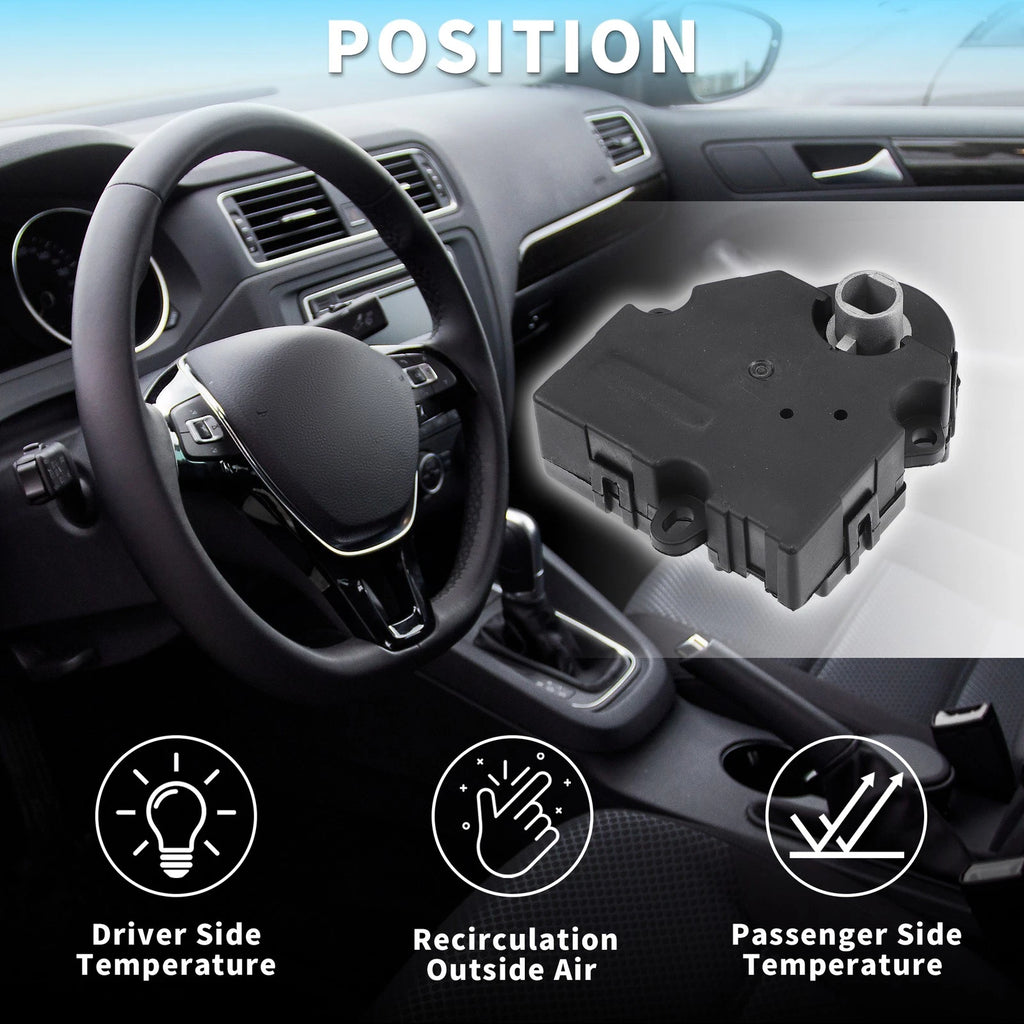 HVAC Heater Blend Door Actuator Replacement for Chevrolet Silverado 1500 (2007–2007)