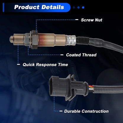 Set of 4 Upstream Downstream Oxygen Sensors for Maserati Ghibli (2014–2020)