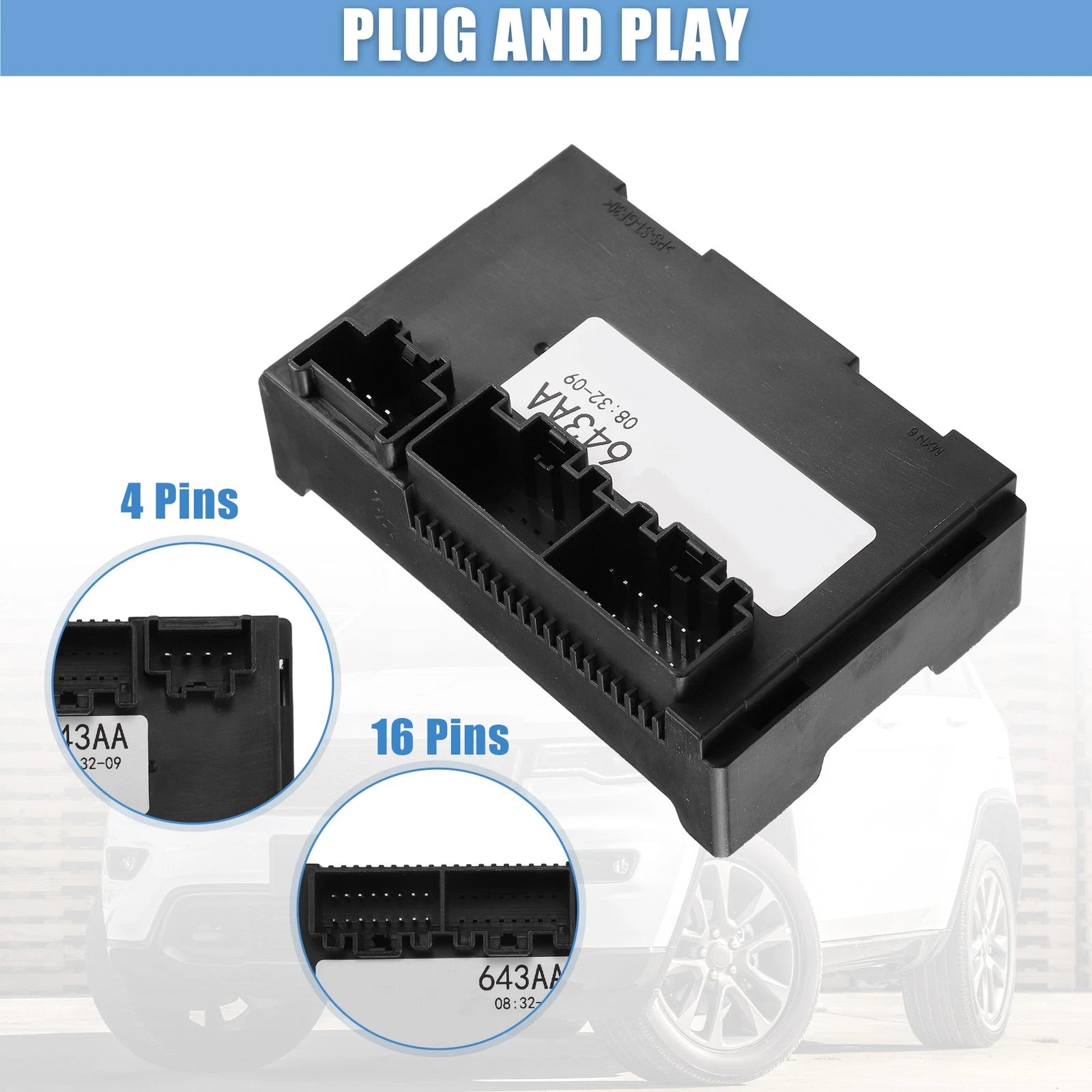 Transfer Case Control Module for Dodge Durango 2011–2013 Replacement