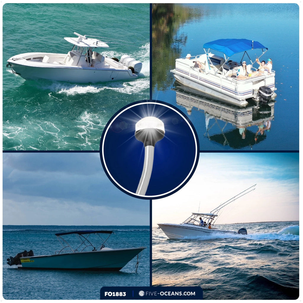 LED Stern Light for Boat Navigation (12V, 24")
