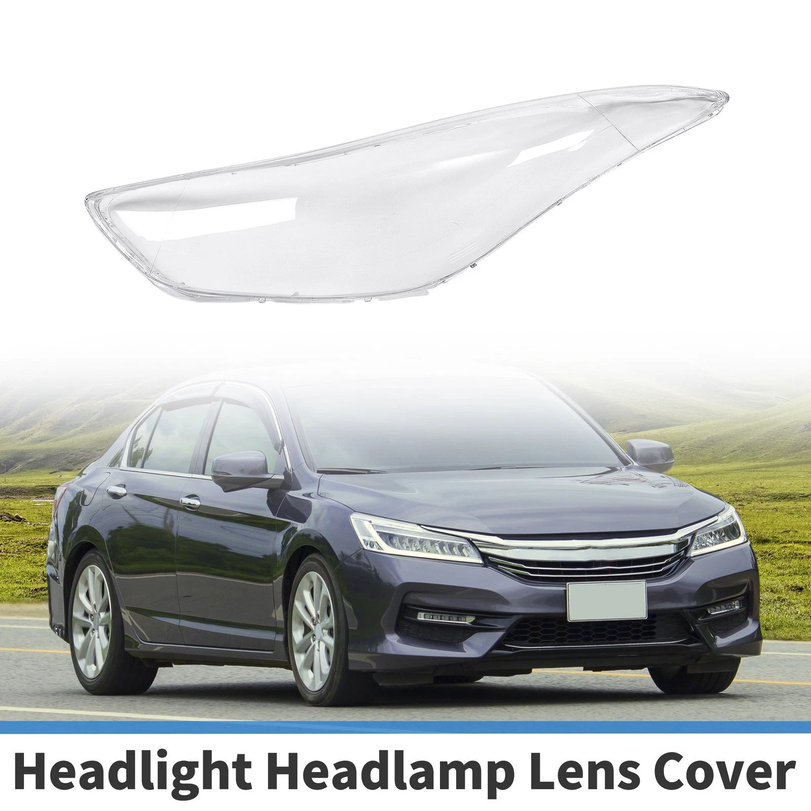 1 Pcs Headlight Lens Cover Front Left Replacement for Hyundai Elantra (2011–2016)