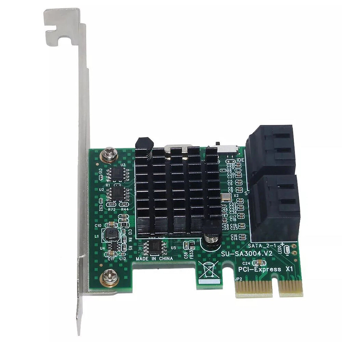 4 Port PCI Express SATA 3.0 Extender Card Adapter PCI-E X1/X4/X8/X16