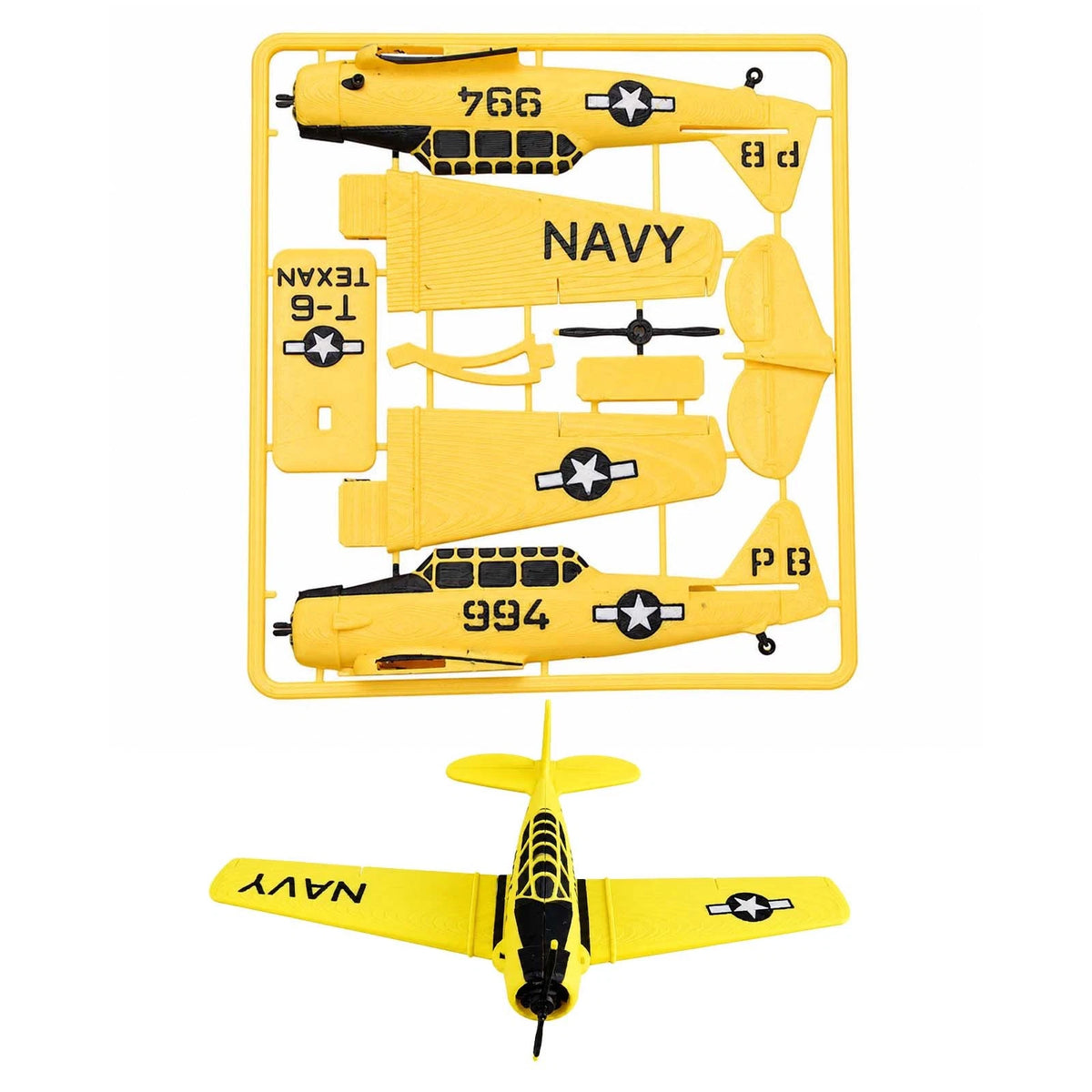 1/50 T-6 Texan Model Kit for U.S. Navy (Unassembled, Vintage Markings)